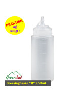 Dressingflaske 450 ml. klar 