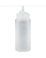 Plastic bottle for dressing 45cl transparent - 