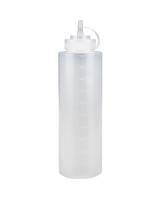 Plastic bottle for dressing 1000 cl transparent - 