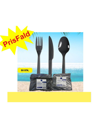 Cutlery Plastic Grey Spoon 20x100pc/box -  2