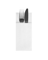 GreenSoft Cutlery 40x32cm Airlaid White 800pc/box - 