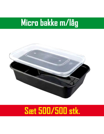 Micro Tray Ready Incl/Lid 10x50pc/Box -  2
