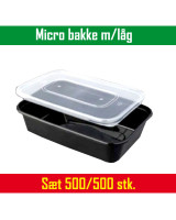 Micro Tray Ready Incl/Lid 10x50pc/Box - 