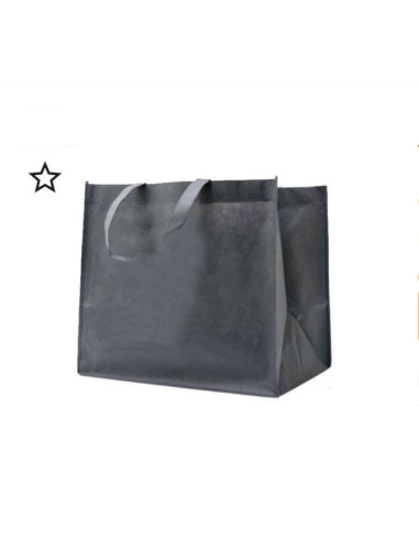 Carrier bag Non-woven 17L Brown/black 4x45pc/box - 