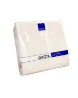 Napkin Gastro 40x40cm 2-layer 1/4 fold White 2000pc/pack - 