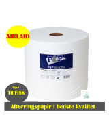 Værkstedsrulle Airlaid Walkisoft 1-lags 350m x 29cm hvid 100%