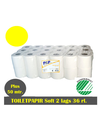 Toiletpapir Plus 2 lags 50 mtr.   2