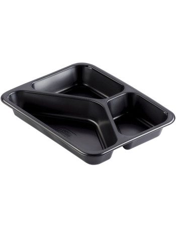 162152 Caterline-forme 227 x 178 x 40 mm Sort 3-rum 2