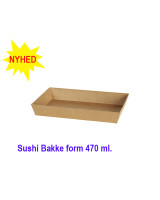 Sushi Tray S Form Carton 470ml 400pcs. - 