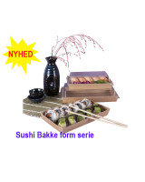 Lid for Sushi Tray M Form Clear 600ml 300pcs. - 