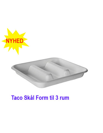 Taco - Plate 3 pc. 300pc/pack - 