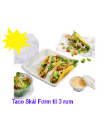 Taco - Plate 3 pc. 300pc/pack - 