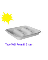 Taco - Plate 3 pc. 300pc/pack - 
