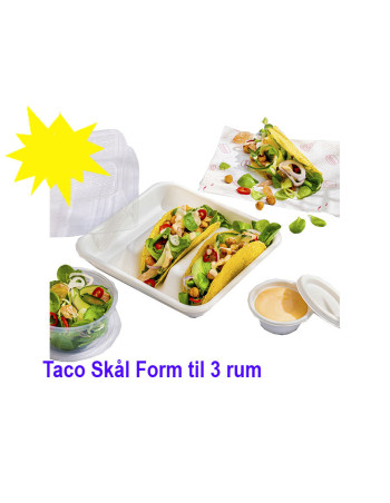 Led for Taco form Transparent 300stk/krt. -  2