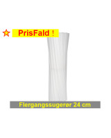 Straws reusable Clear u/crack Ø8x24cm 250pc/pack - 