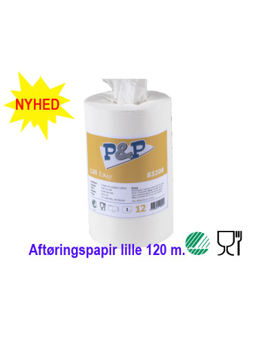 Wiping paper Easy lux 1-layer 120m  12roll/box - 