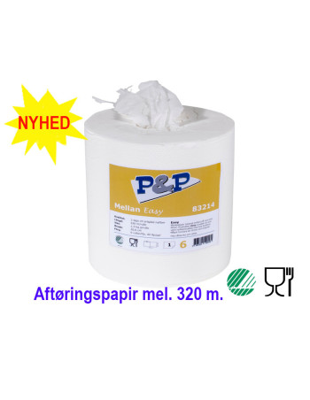 Wiping paper Easy lux 1-layer 320m  6 roll/box - 