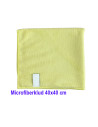 Microfiberklud Gul Stor 40x40cm 10stk/pak - 