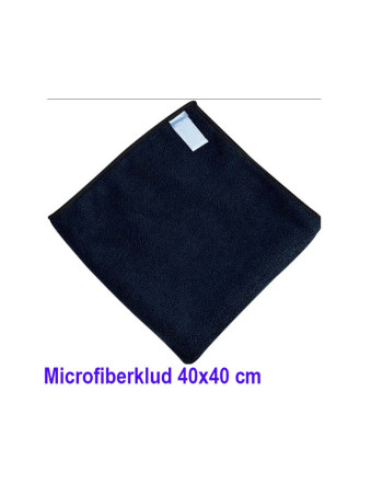 Microfiber cloth Black 40x40cm 10pc/pack - 