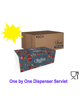 Dispenserserviet One by One 2-lags 16,5x22cm  2