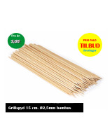 Grillspyd 15 cm. Ø2,5mm bambus krt.