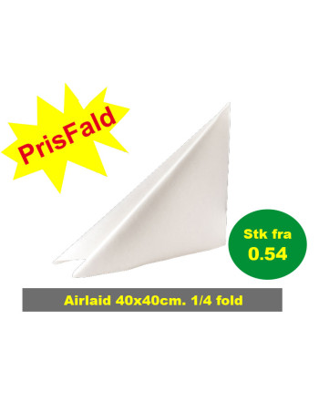 Servietter Airlaid Gastro  1/4 40x40cm