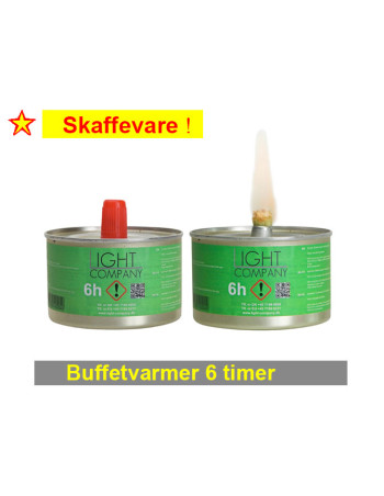 Buffetvarmer 6cm Ø8,5cm 6 timer