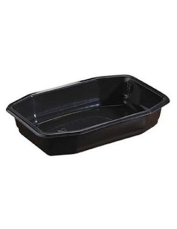 Microform Bakke 1-rums 840ml Sort 240stk/kar - 