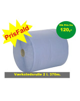 Wiping paper Katrin 2-layer 37x36cmx370m  2roll/box - 