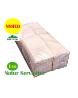 Napkin Eco Nature 33x33cm 2-layer 1/8 fold  2000pc/box - 