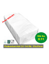 Servietter 2-lags Hvid 33x33cm 1/4 fld. Krt.8x250stk/pk