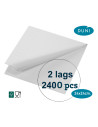 Napkin Tork Advanced 24x24cm 2-layer white 2400pc/box - 