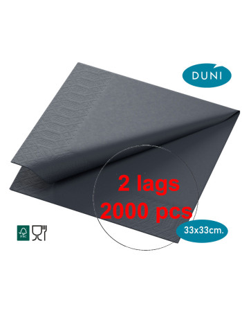 Napkin  33x33cm 2-layer 1/4 fld. Krt. 2400 pcs. - 