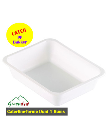 Plastbakke Caterline-forme  1 rums 