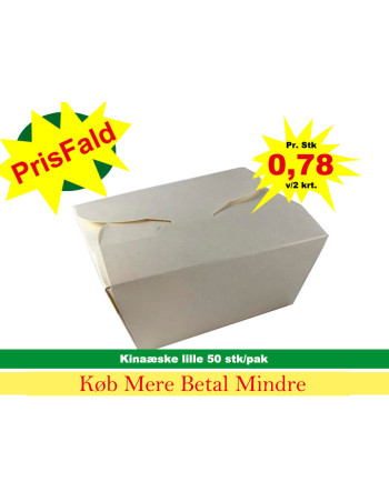 Nudelbakke/Kinaæske Deliæske hvid lille