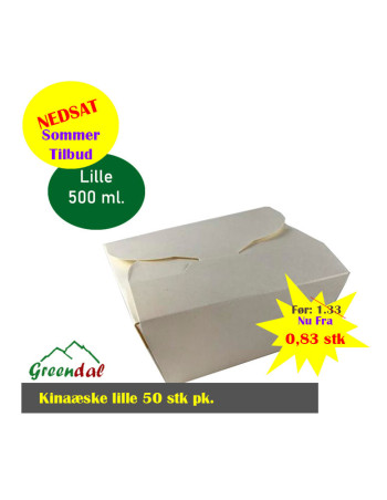 Nudelbakke/Kinaæske Deliæske hvid lille 2