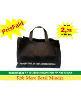 Carrier bag Non-woven 17L Black 100pc/box - 