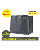 Carrier bag Non-woven 17L Black 100pc/box - 