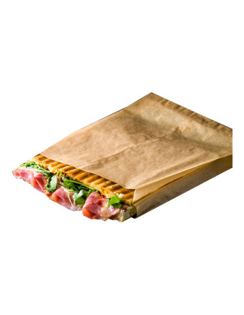 Sandwichpose 170x195 mm til Ovn Papir Brun 250stk/kar -  2