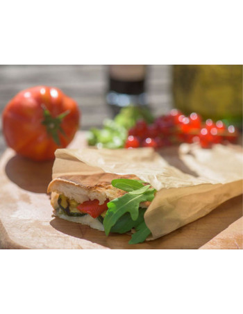 Sandwichpose 105x310 mm til Ovn Papir Brun kar. -  2