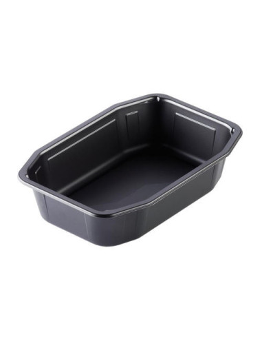 Tray 1-room 840ml Black 240pc/box - 