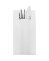 Bestikserviet Soft 40x40cm  Airlaid Hvid