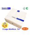 Servietter Gastro 40x40cm. 3 lags