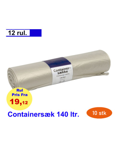 Waste bag Trans. XL 92x144cm 12roll/box - 