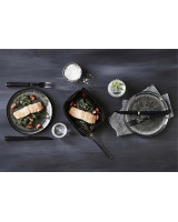 Tray 1-room 700ml Black 300pc/box - 