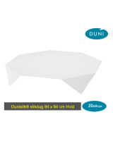 Dunisilk® stikdug 84 x 84 cm Hvid