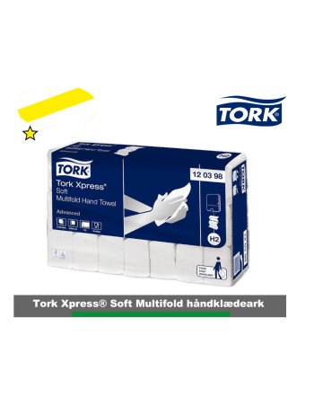 Paper towel Tork Xpress H2 2-layer 3780 sheets/vats -  2