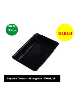 Soy/Dip try black Rektang 60x100pc/box - 