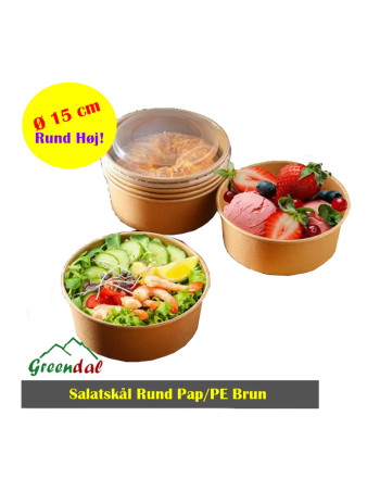 Salatskål Brun Bowle Catersource 500 ml  2