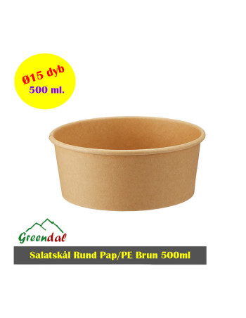Salatskål Brun Bowle Catersource 500 ml 
